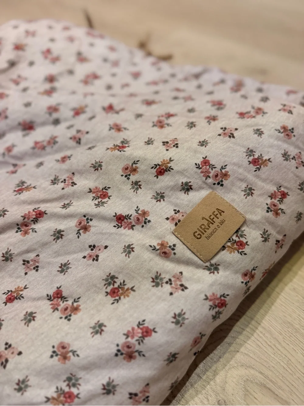 Floral Hooded Baby Sleeping Bag in Pink